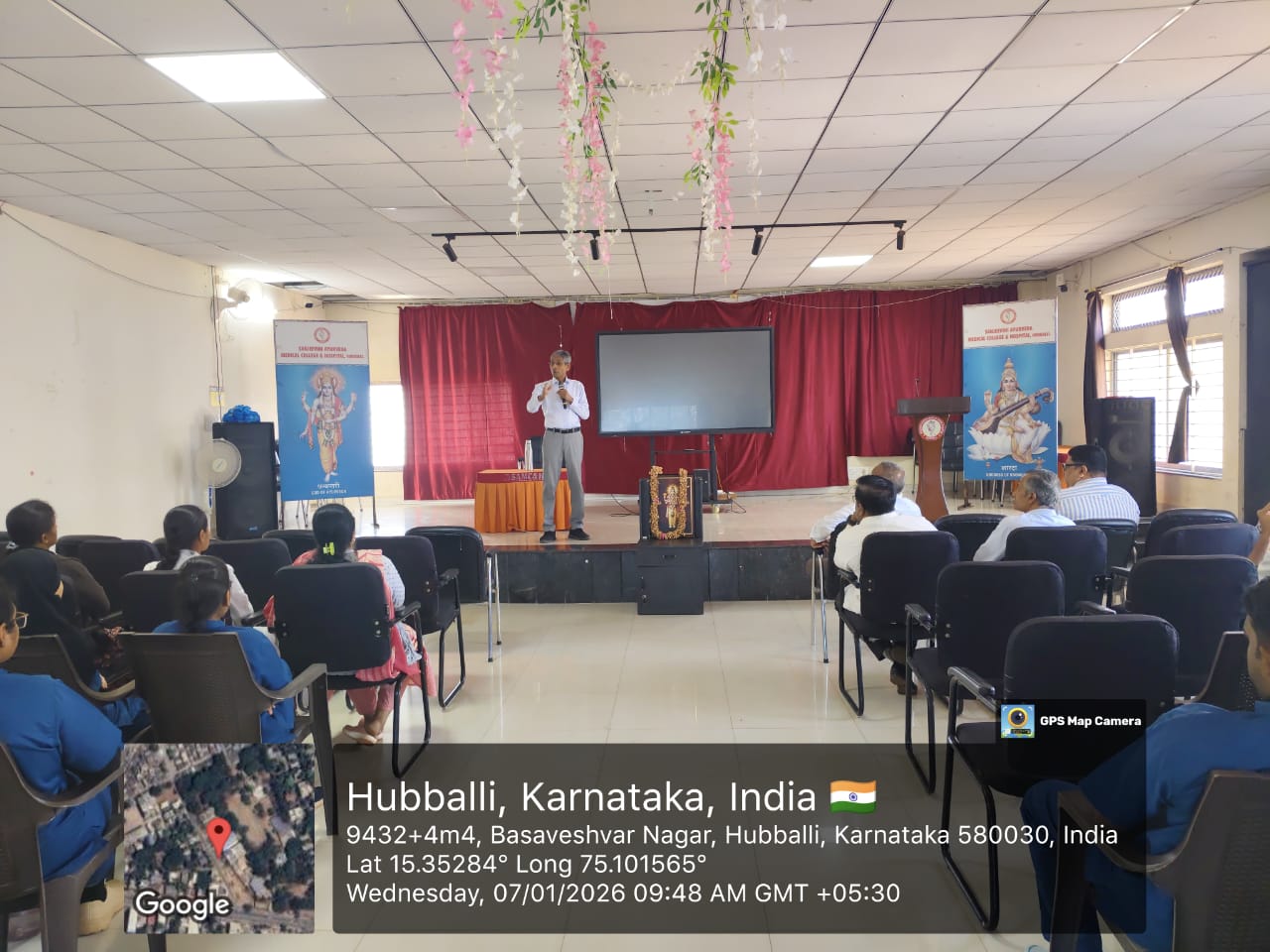 GUEST LECTURE BY DR KRISHNA . U. K DIRECTOR NIPPON AYURVEDA SCHOOL , TOKYO ON AGNI-THE FIRE OF WELL NE (2)