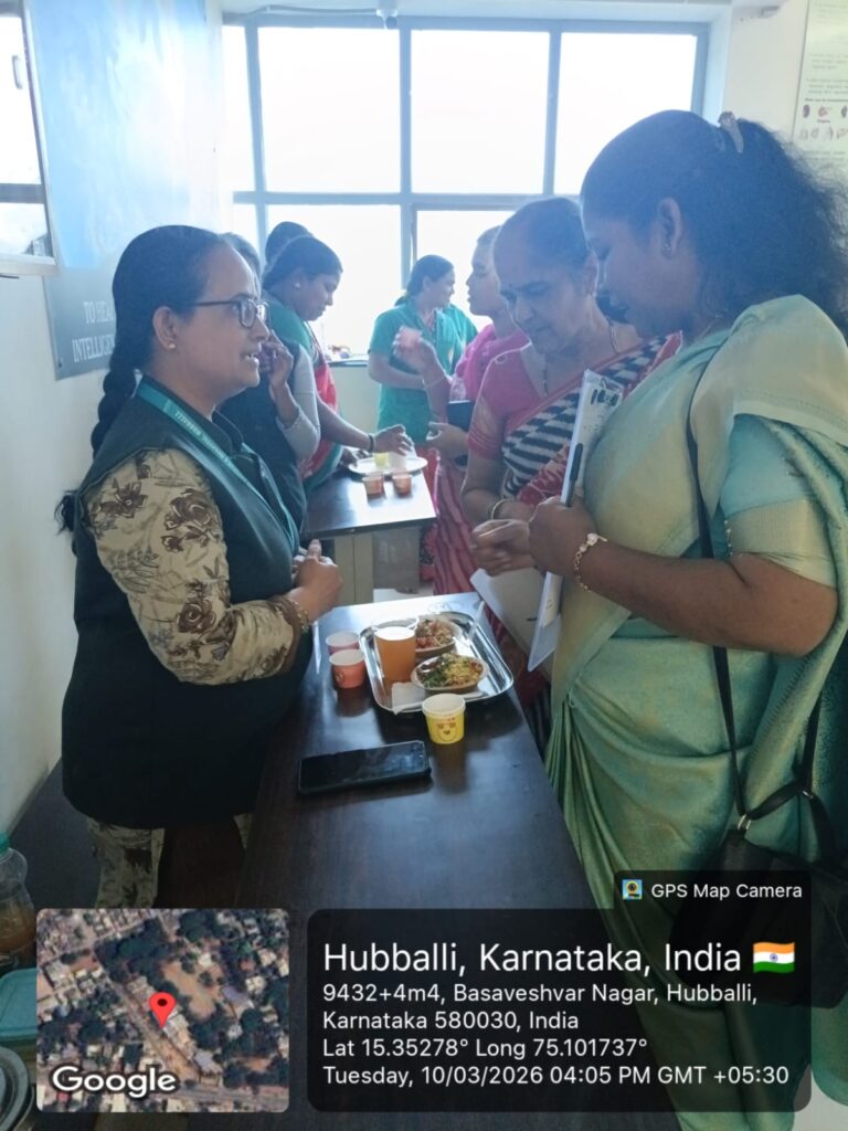 RANGOLI AND COOK WITHOUT FIRE COMPITATION CONDUCTED TO NON TEACHING WOMENS STAFF ON THE EVE OF (2)